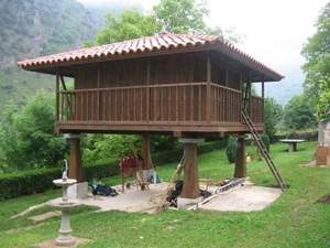 Fabricación de horreos